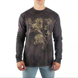 GAME OF THRONES NWT Lannister House Crest Long Sleeve Sz S